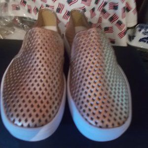 Jibs  gold ladies shoes never worn